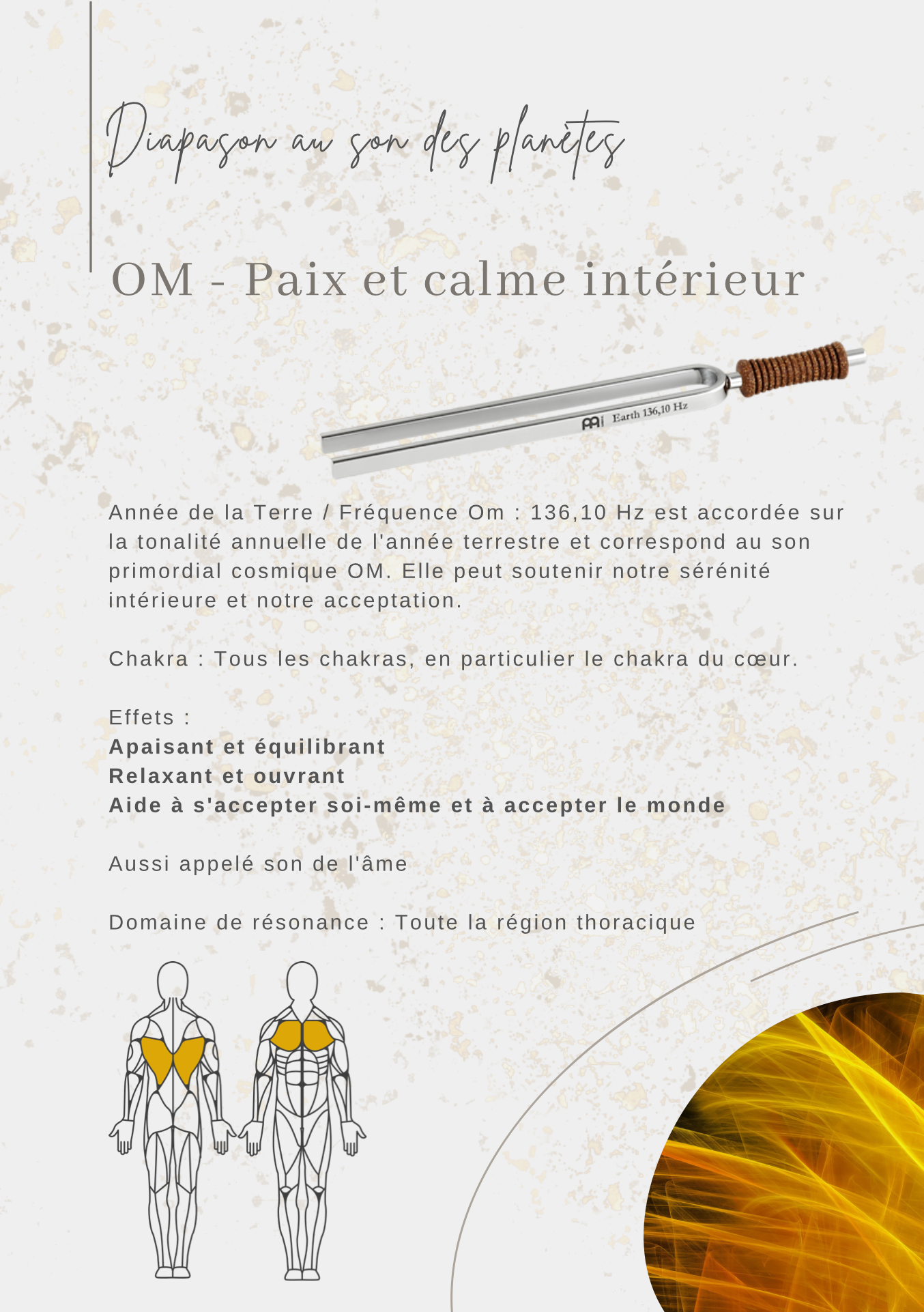 Om - Terre Diapason au son des planètes: Paix intérieur 136.10