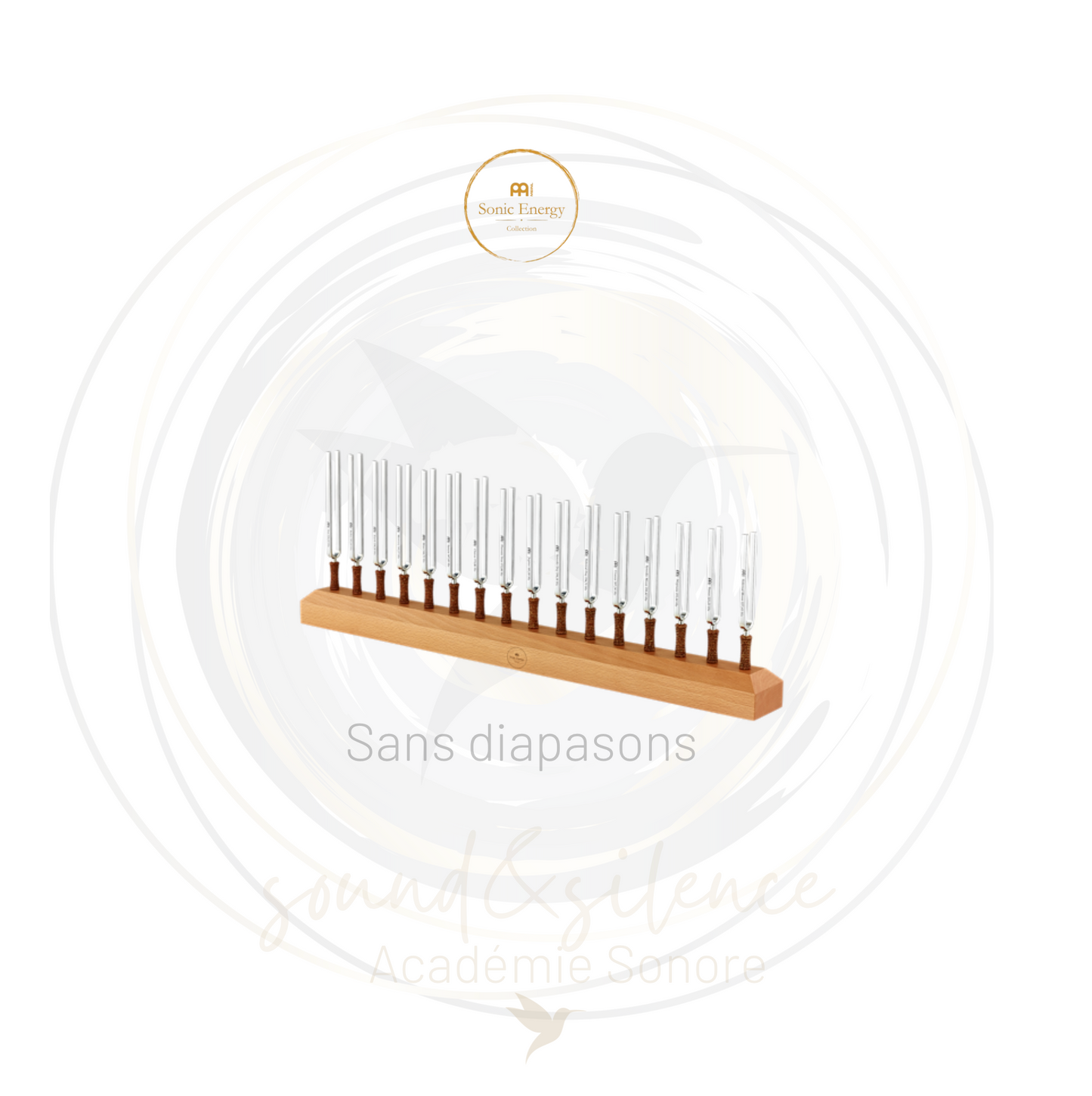 Bloc pour 16 diapasons Accessoires Diapasons (sans diapasons)