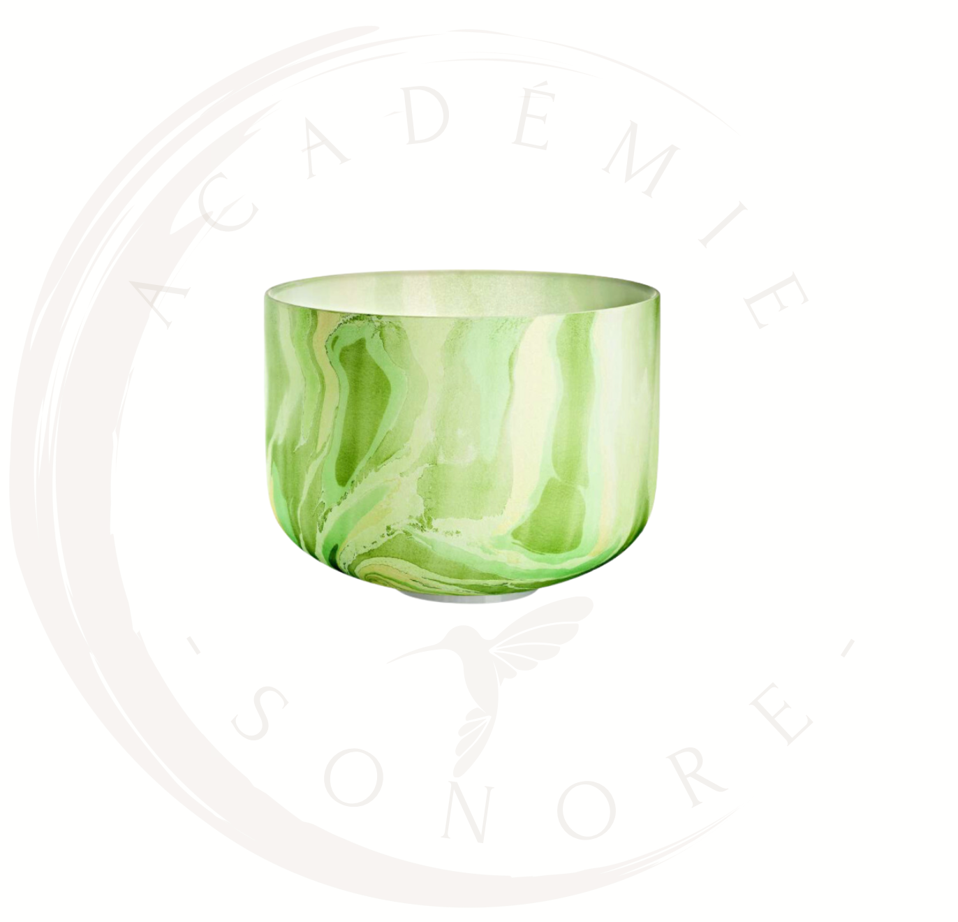 Bol de Cristal Marble Note F4 Chakra Coeur Pré-commande livré d'ici mars 24