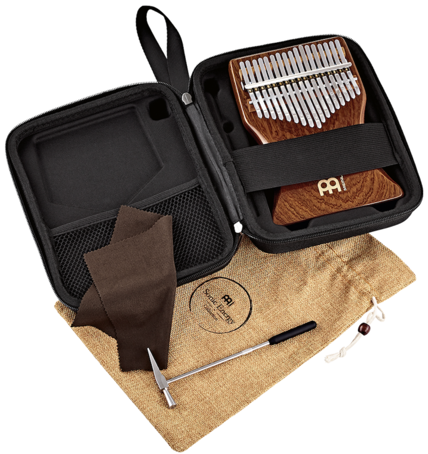 SOLID KALIMBA - 17-NOTES - SAPELE