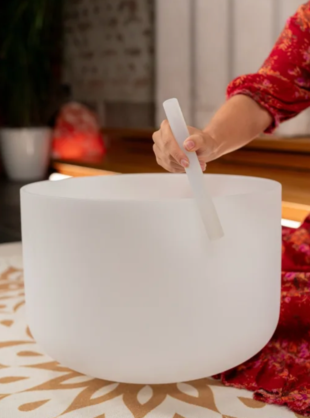 Bols chantants en cristal géant 40cm E3