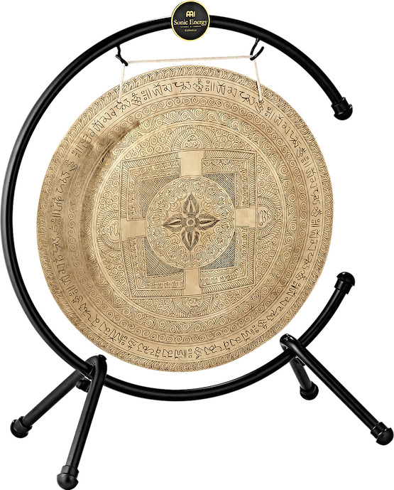 INDIAN PREMIUM WIND GONG 55cm avec support et mailloches