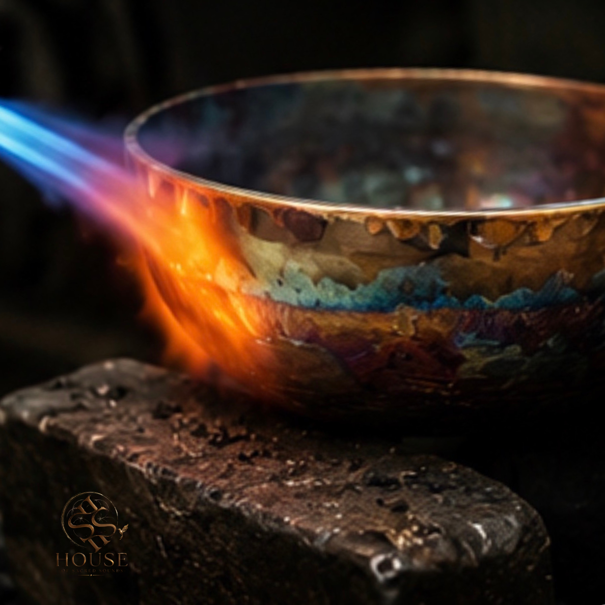 Les Mini bols éclats d'alchimie ''House of Sacred Sounds'' +- 13cm / 300g