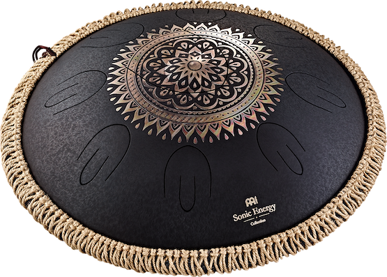 OCTAVE STEEL TONGUE DRUM - D-Kurd - Black ENGRAVED
