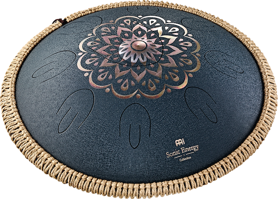 OCTAVE STEEL TONGUE DRUM - D-AMARA - BLUE ENGRAVED