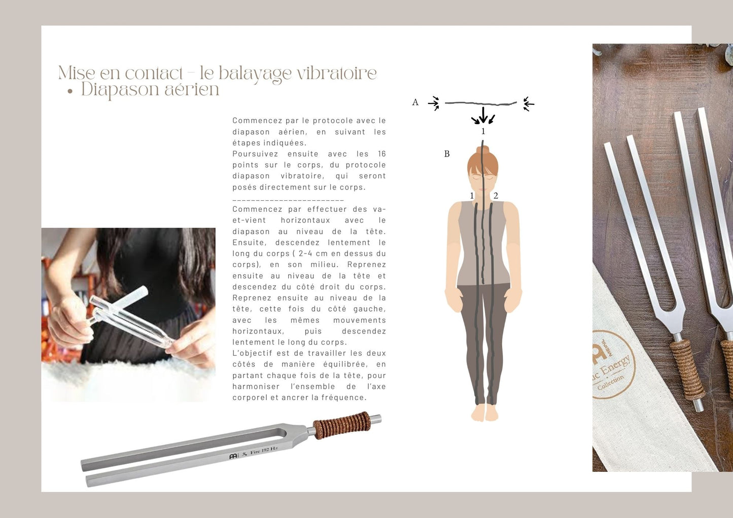 Set TCM ''plus'' Diapasons des 5 éléments et les diapasons Yin & Yang