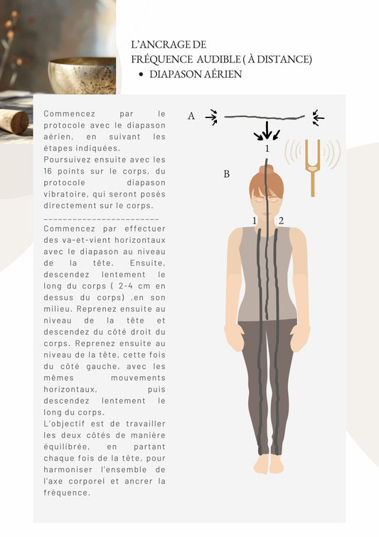 Set de diapasons Déprogrammation 432hz • 111 Hz • 68.5 Hz