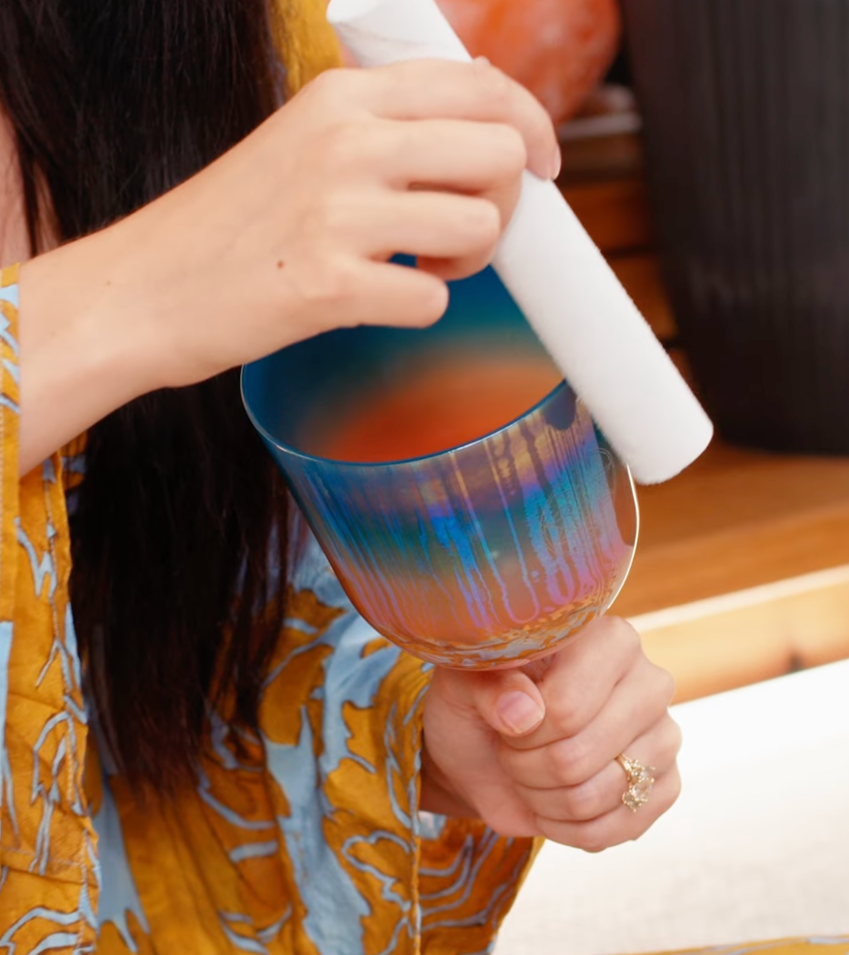 ESSENCE SOLFFEGIO CRYSTAL SINGING BOWL MI 528 HZ