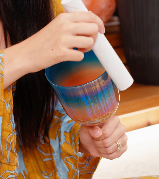 ESSENCE SOLFFEGIO CRYSTAL SINGING BOWL MI 528 HZ