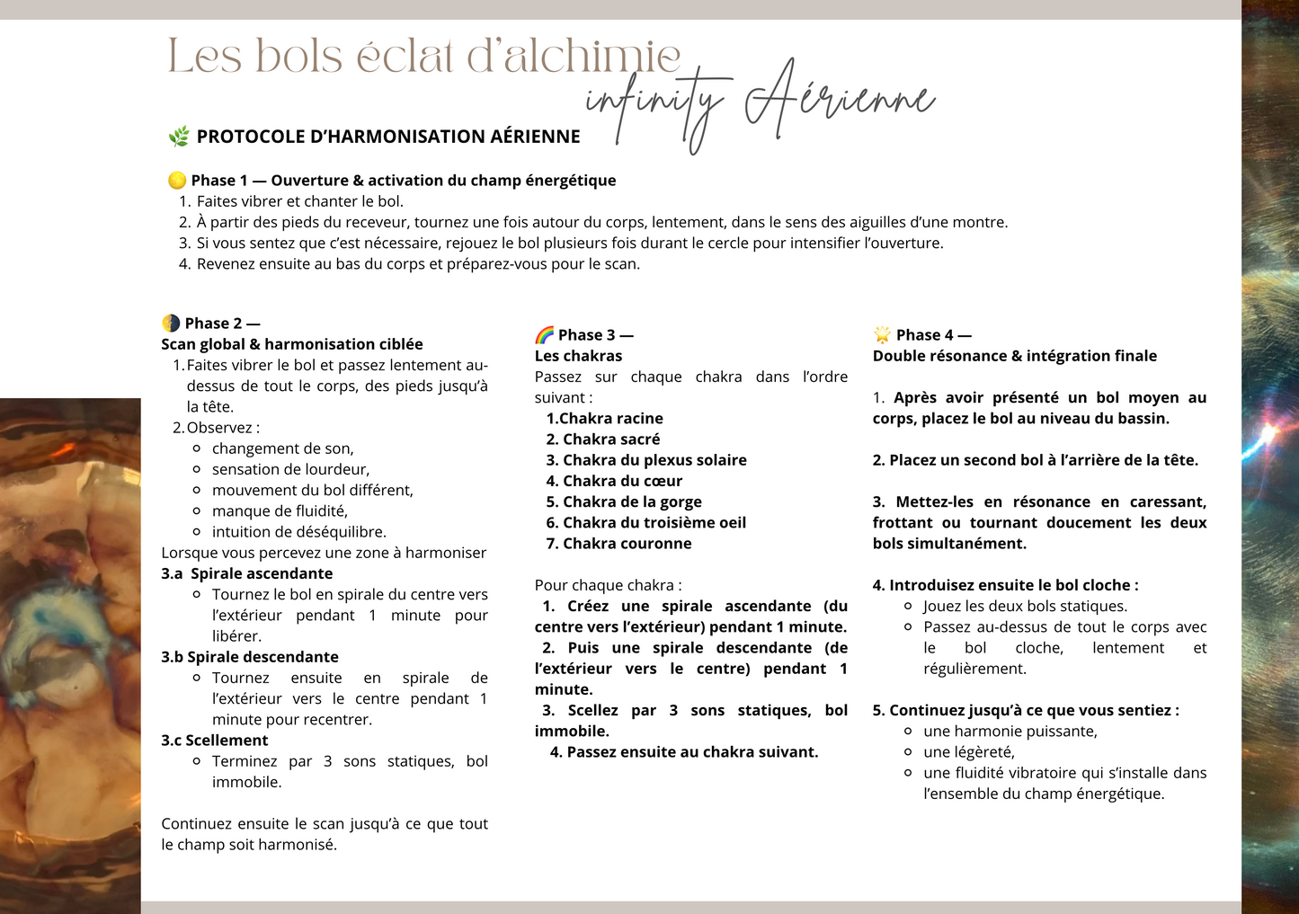 Bol éclat d'alchimie infinity