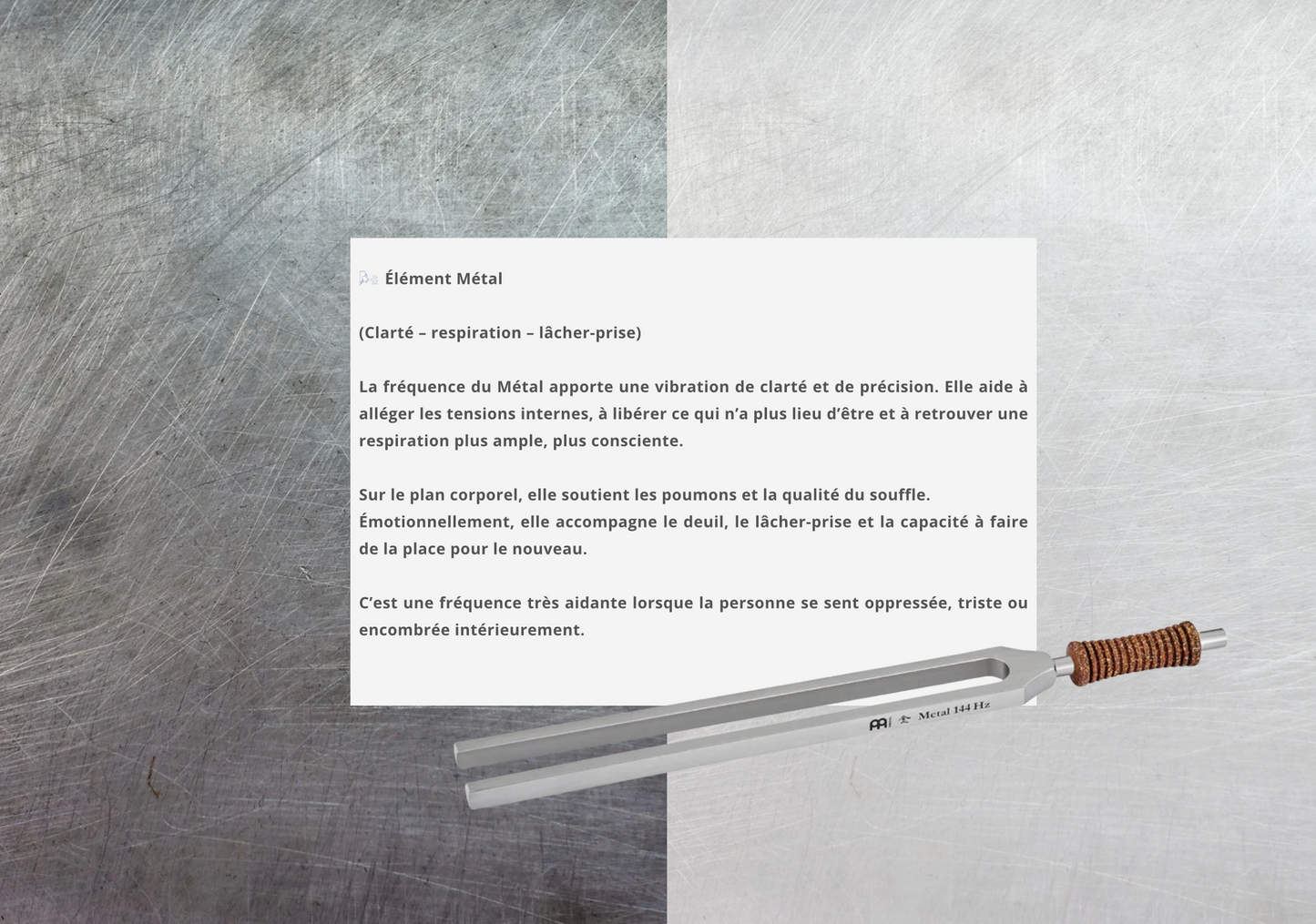 Set TCM ''plus'' Diapasons des 5 éléments et les diapasons Yin & Yang