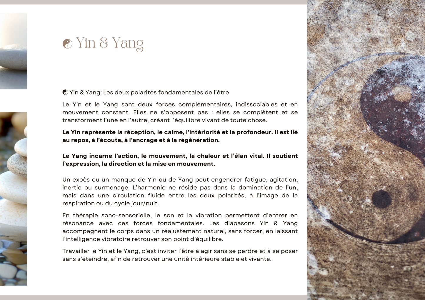 Duo de Diapasons en cristal Yin&Yang