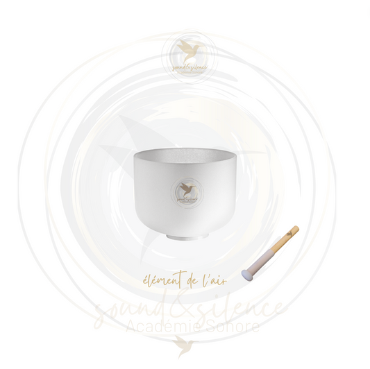 Bols chantants Cristal ELEMENTS ''AIR 16 CM G