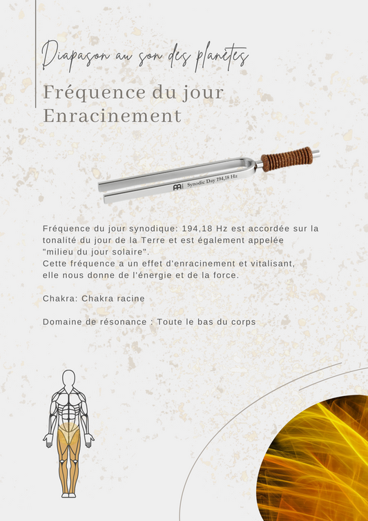 Diapason Fréquence du jour Enracinement
