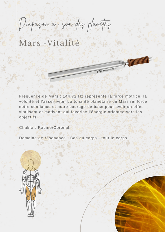 Mars Diapason aux sons des planètes: Vitalité
