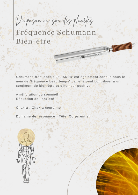 Diapason Fréquence de Schumann: Bien-être