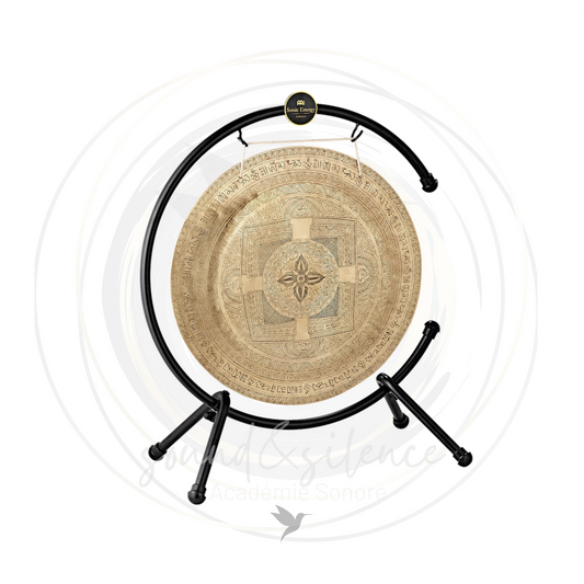 INDIAN PREMIUM WIND GONG 55cm avec support et mailloches
