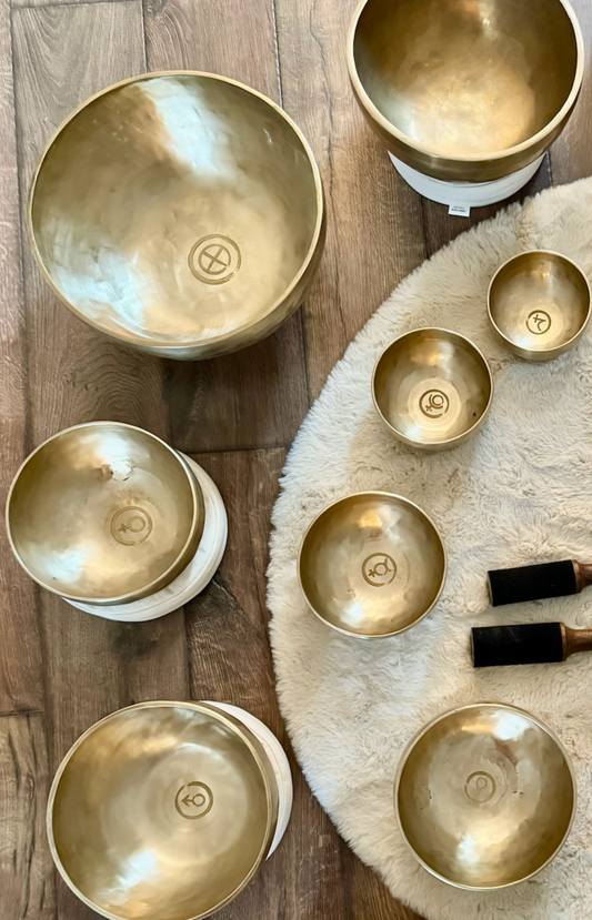 Les Bols aux chants des étoiles ''Jupiter Intuition, purification