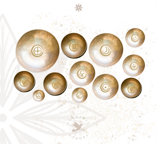 Set de 12 bols aux chant des étoiles