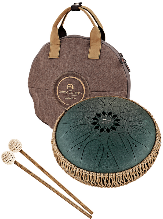 Octave Steel Tongue Drum F'' Minor Green nouveauté