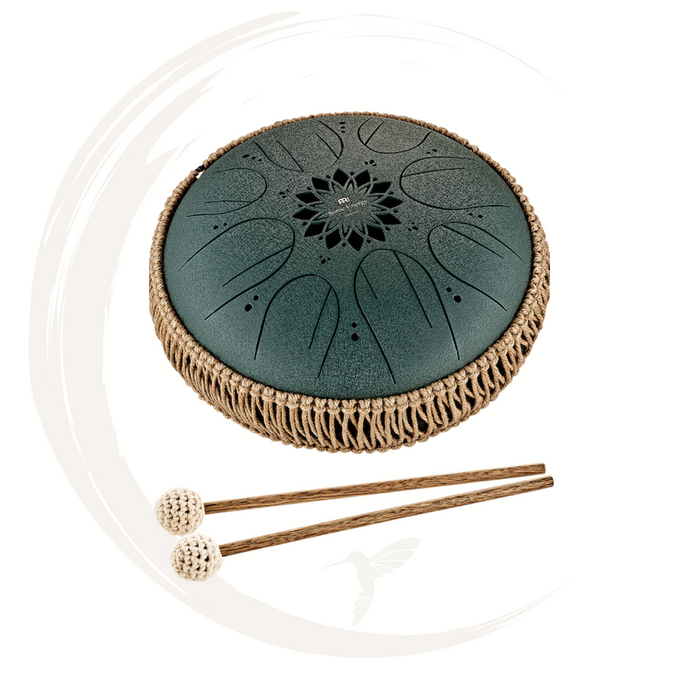 Octave Steel Tongue Drum F mineur vert