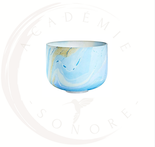 Bol de Cristal Marble Note A4 Chakra Gorge Pré-commande livré d'ici mars 24
