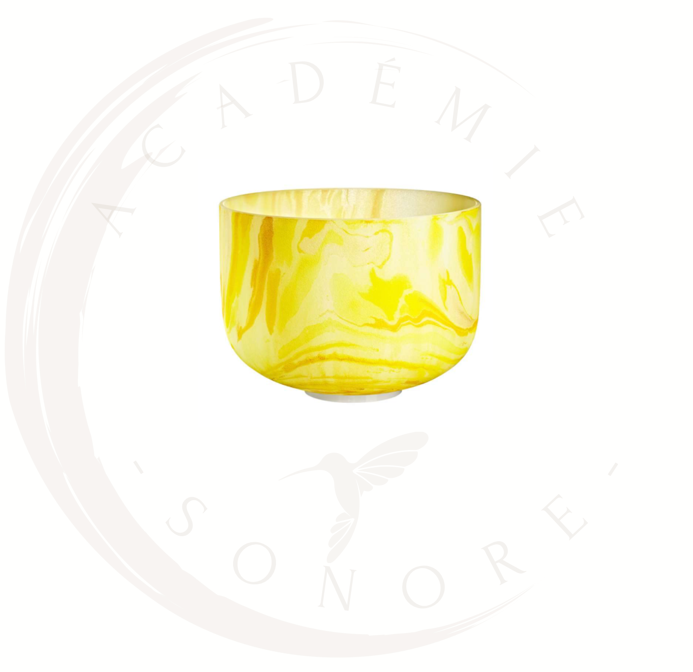 Bol de Cristal Marble Note E4 Chakra Solaire Pré-commande livré d'ici mars 24