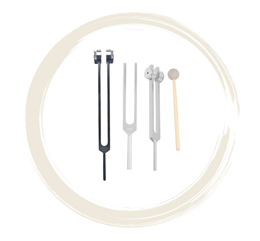 Set de diapasons Déprogrammation 432hz • 111 Hz • 68.5 Hz