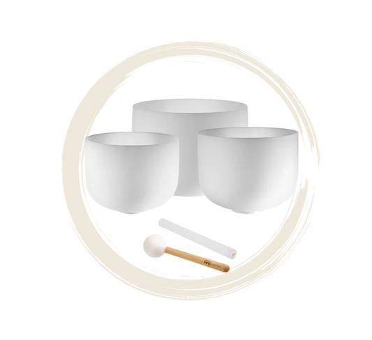 Set de Bols chantants en cristal Set Harmonie