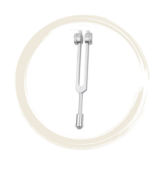 Diapason avec quartz rose