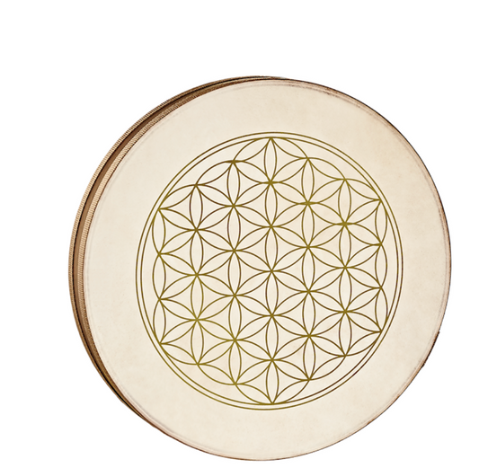 Tambour de l'Océan fleur de vie 16''/ 40 cm