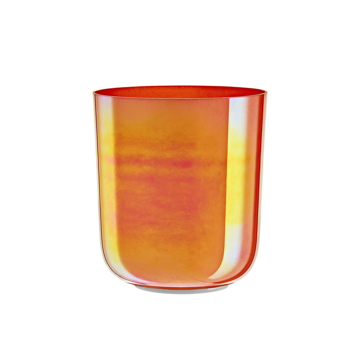 Bol chantant en cristal Essence orange, 18 cm, Do (C4), chakra racine