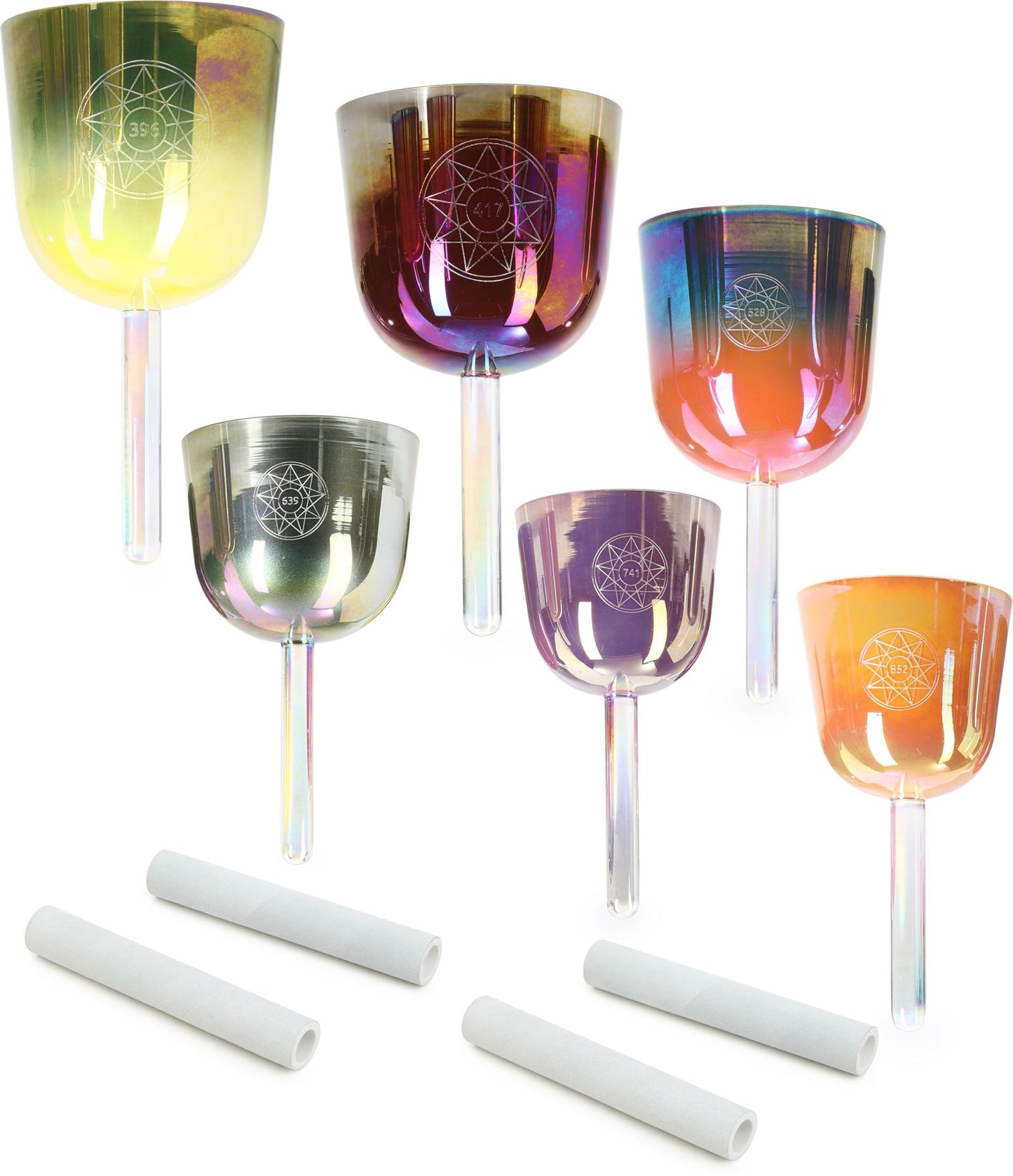 ESSENCE SOLFFEGIO CRYSTAL SINGING BOWL SET