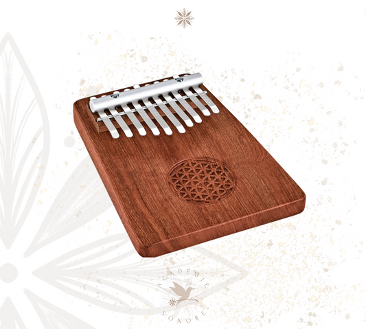 Kalimba 10 notes Fleur de vie