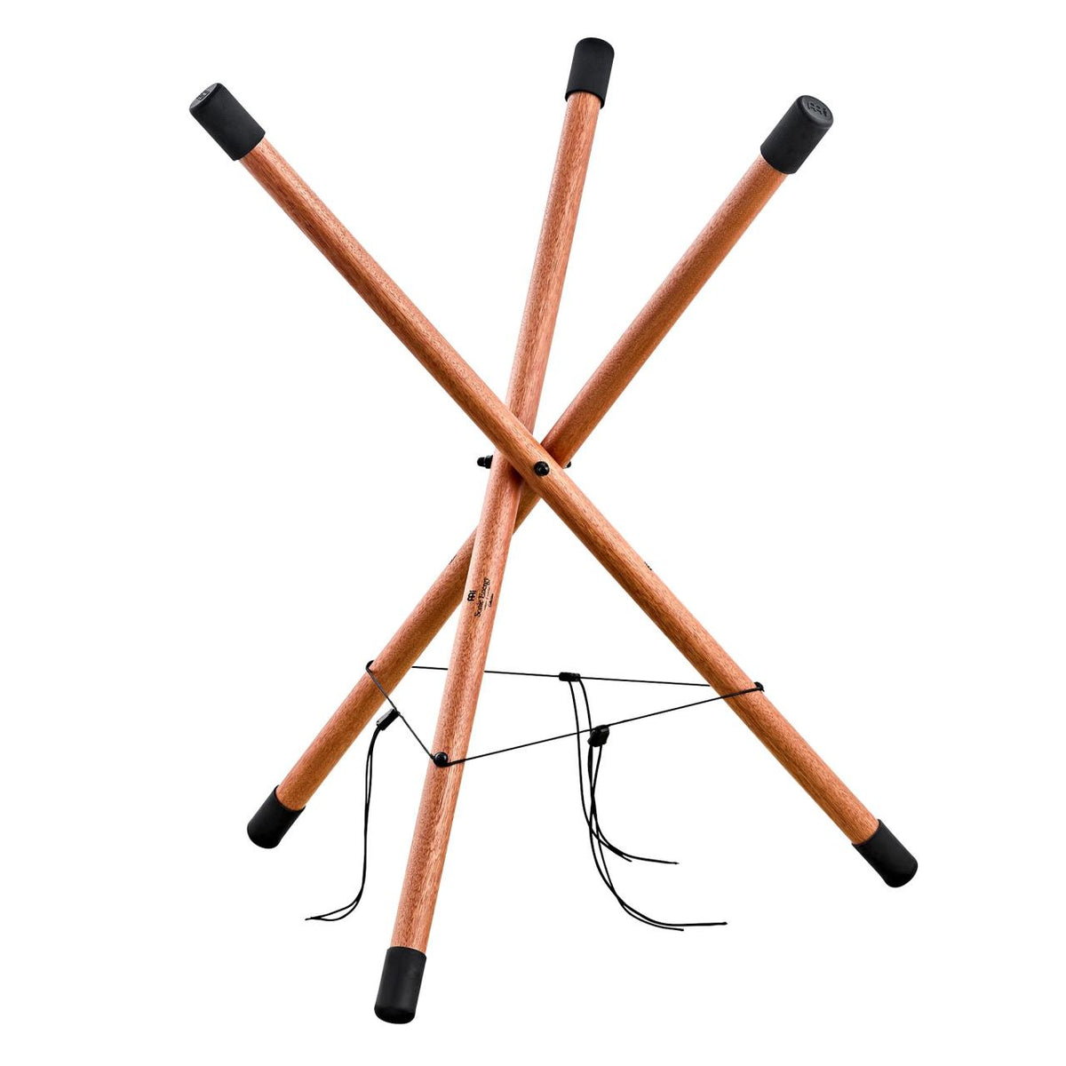Support pliable en bois pour handpan et tongue drum, 85 cm