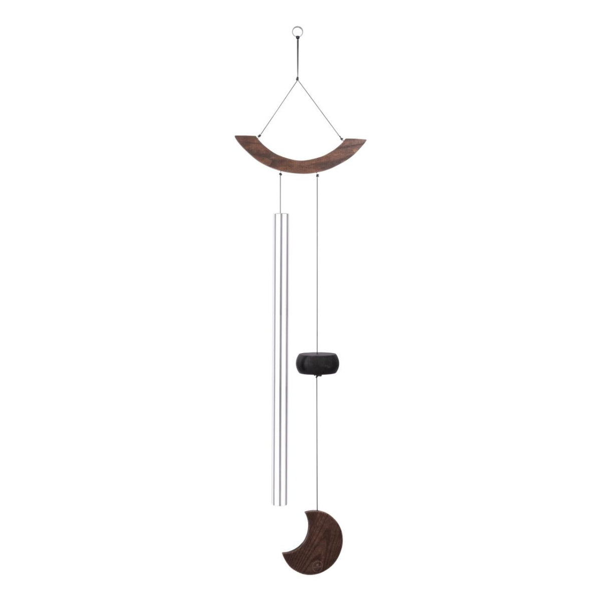 Carillon de méditation Lune Meinl Sonic Energy, tubes argent, 124 cm