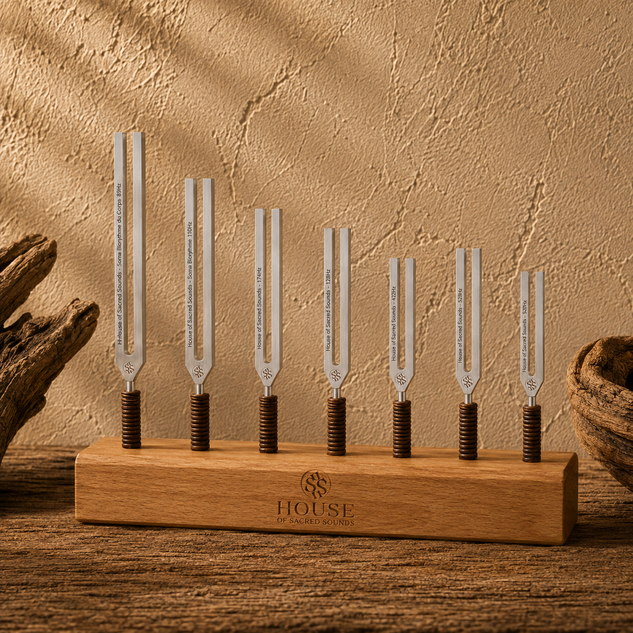 Pré commande Collection Premium — 7 Diapasons / 6 Fréquences