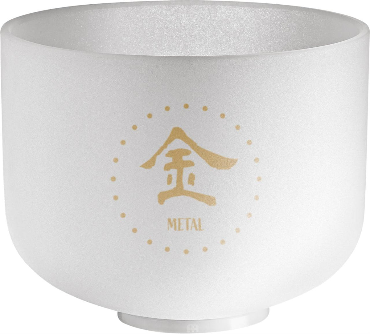 Bol chantant en cristal blanc TCM élément Métal, 26 cm, 288 Hz