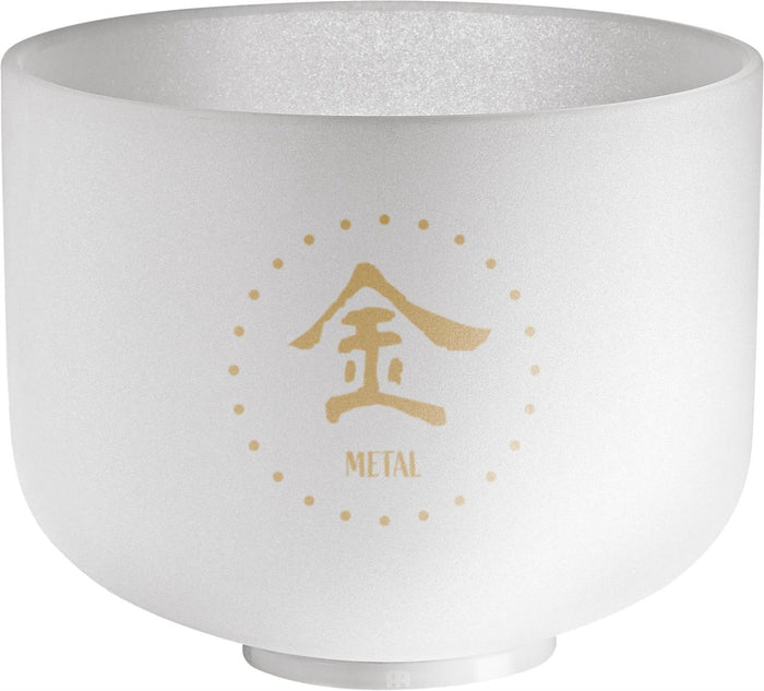 Bol chantant en cristal blanc TCM élément Métal, 26 cm, 288 Hz