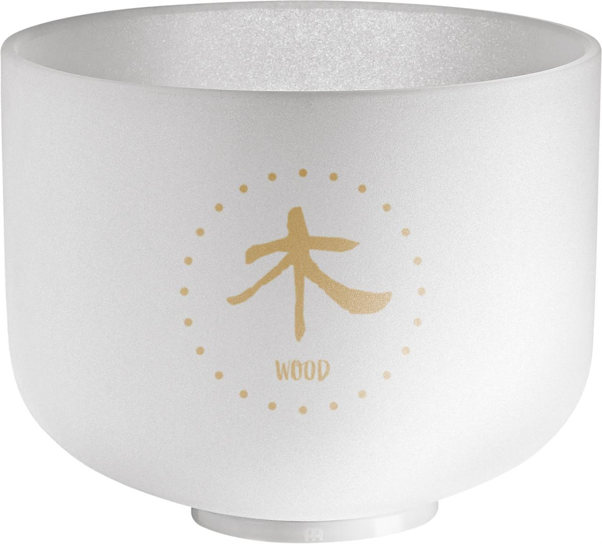 Bol chantant en cristal blanc TCM élément Bois, 26 cm, 324 Hz
