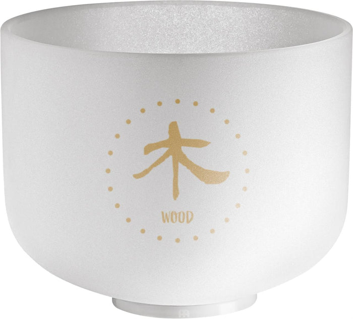 Bol chantant en cristal blanc TCM élément Bois, 26 cm, 324 Hz