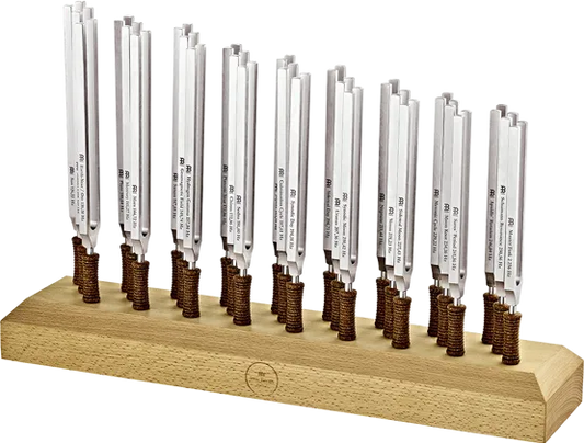 Set complet de 27 diapasons pour la thérapie (délais de livraison +- 3 semaines)