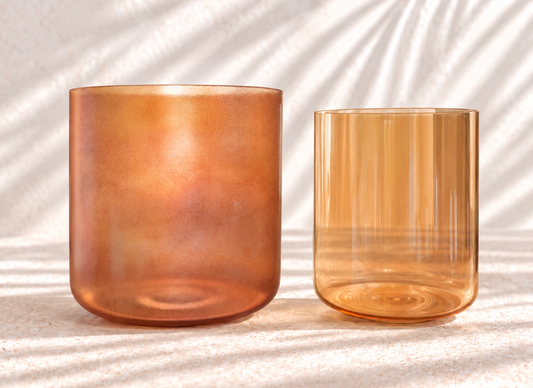 Terre et Feu DUO Yin & Yang Bol éclats d'alchimie en cristal