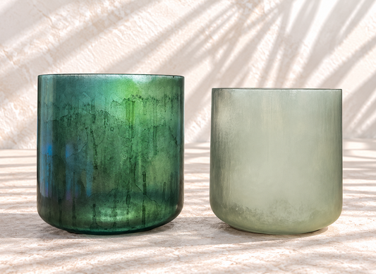 Racines et Renouveau DUO Yin & Yang Bol éclats d'alchimie en cristal