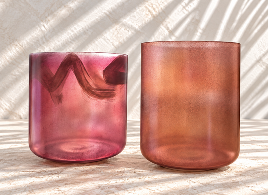 Cœur et Élan DUO Yin & Yang Bol éclats d'alchimie en cristal