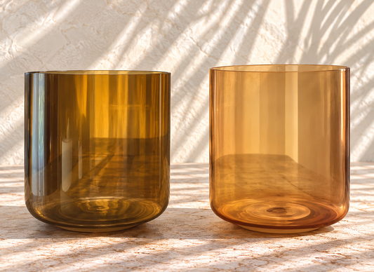 Source et Soleil DUO Yin & Yang Bol éclats d'alchimie en cristal