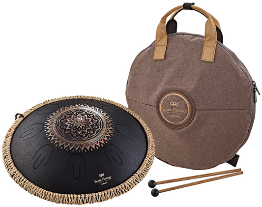 OCTAVE STEEL TONGUE DRUM - D-Kurd - Black ENGRAVED