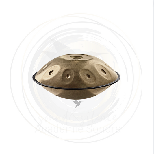 SENSORY HANDPAN STAINLESS STEEL - C# MINOR 9 NOTES 432hz