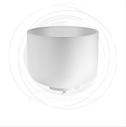 Bols chantants Cristal Pure ''Chakra sacré'' 25.4cm D/Ré