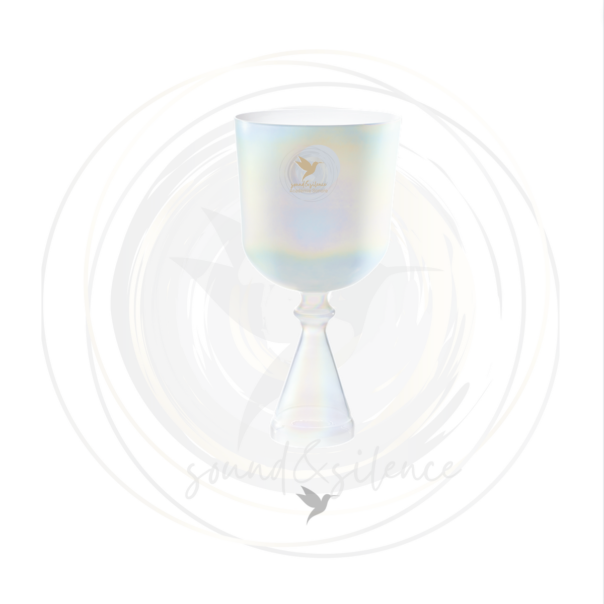 Calice en cristal 15 cm chakra racine